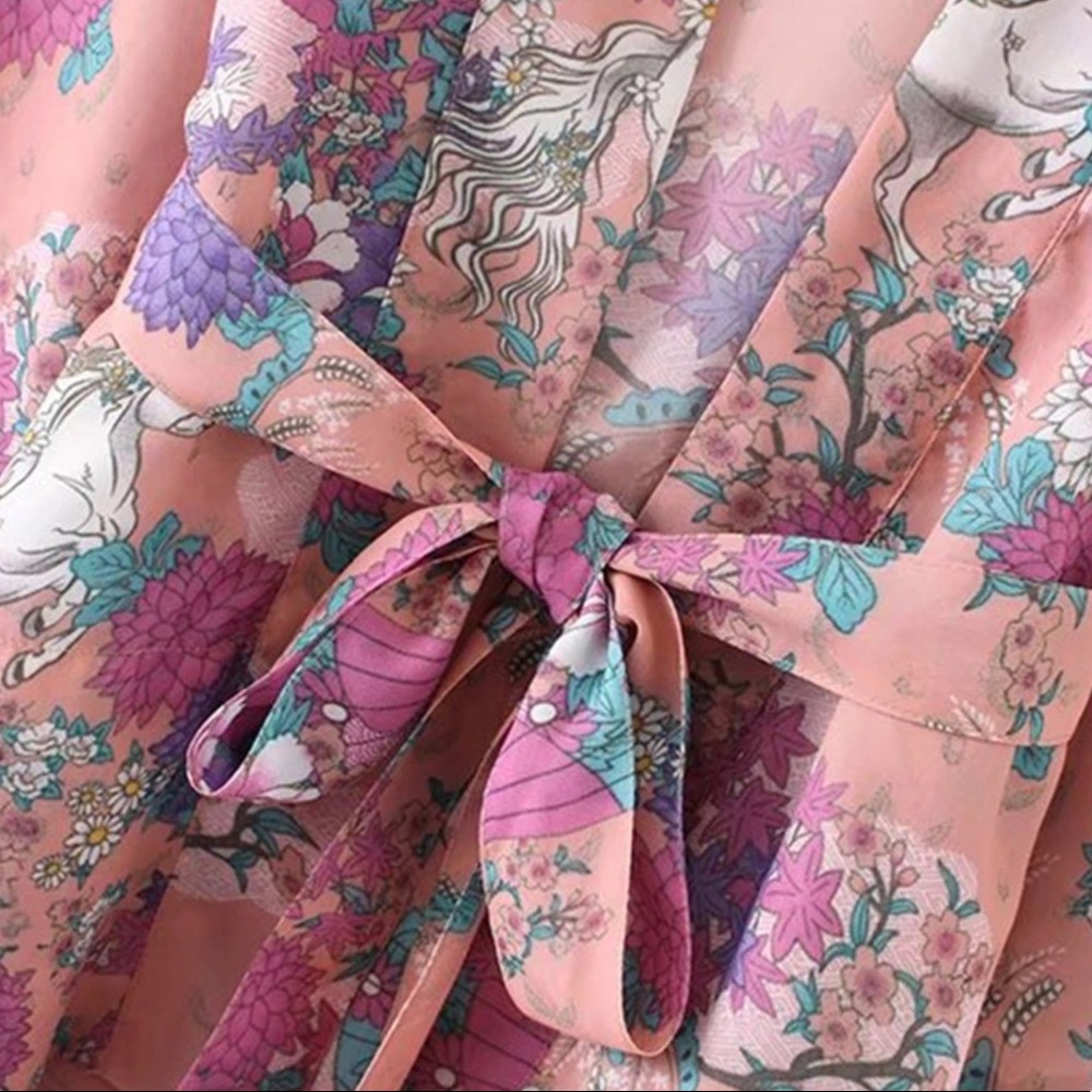 濾Wild Horses Bohemian Gypsy Kimono/Robe/CoverUp濾 - Picture 7 of 8